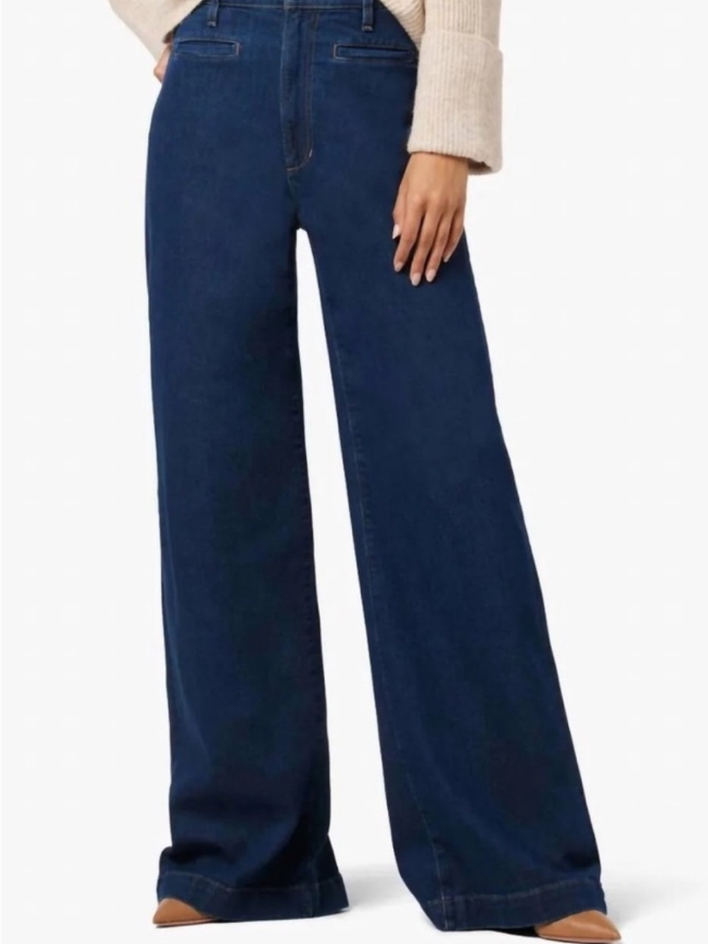 Joe's Jeans Dark Blue Kate Jean-Wide-Leg Flare Jeans